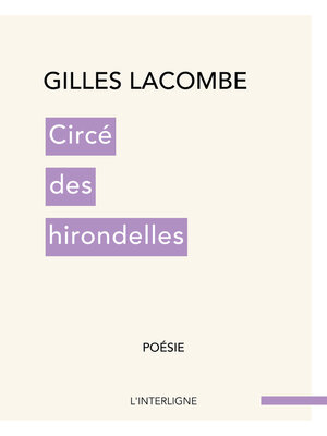 cover image of Circé des hirondelles